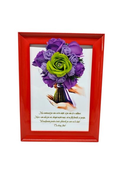 T&M Personalizare Tablou înrămat A4 (30x21 cm) - „Nu contează cine este în vi...