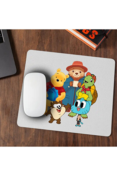 OEM Mousepad Paddington Winnie the Pooh Franklin Turtle