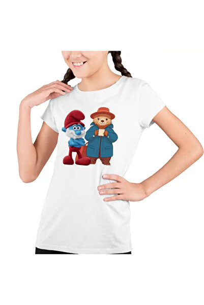 OEM Tricou Copii Fete Paddington Papa Strumf