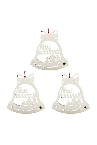 T&M Personalizare Set de 3 globuri de Crăciun - „Nași Minunați” - în formă de...