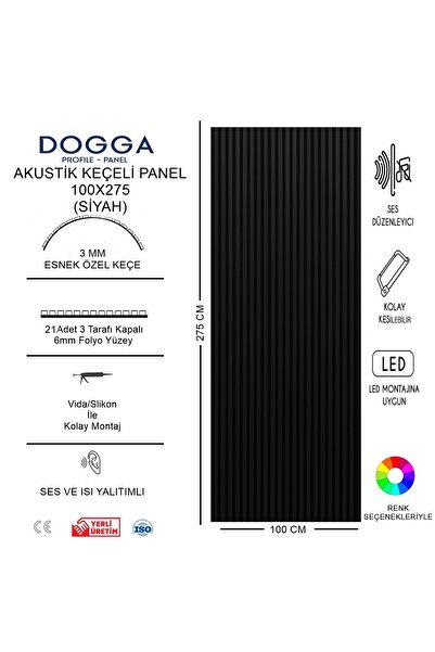 BAKİ AHŞAP Akustik Keçeli Panel , TV ve Duvar Lambrisi ve Vestiyer Lambrisi 1...