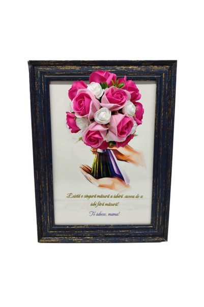 T&M Personalizare Tablou înrămat A4 (30x21 cm) – „Există o singură măsură a i...