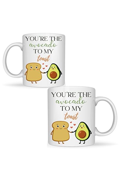 T&M Personalizare Cană personalizată „Ești avocado pe pâinea prăjită a mea”, ...