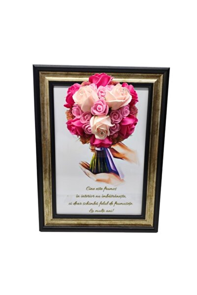 T&M Personalizare Tablou înrămat A4 (30x21 cm) - „Cele frumoase din interior ...