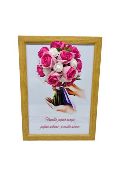 T&M Personalizare Tablou înrămat A4 (30x21 cm) - „Puțină magie, puțină nebuni...