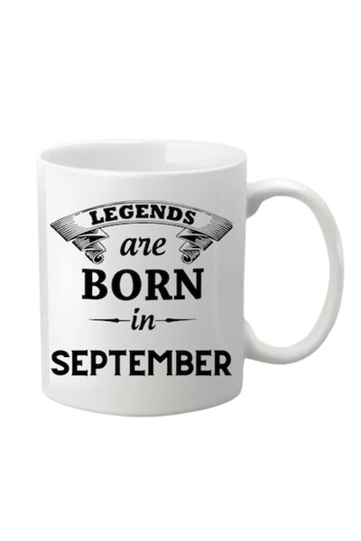 T&M Personalizare Cană personalizată - Legendele se nasc în septembrie, albă,...