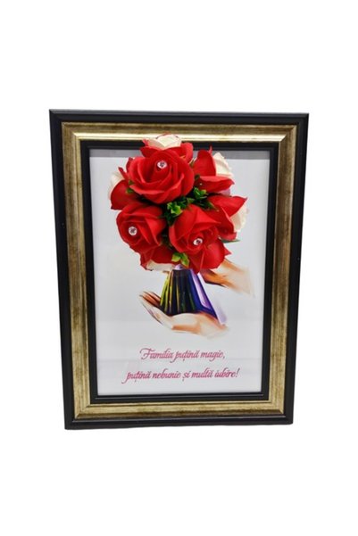 T&M Personalizare Tablou înrămat A4 (30x21 cm) - „Puțină magie, puțină nebuni...