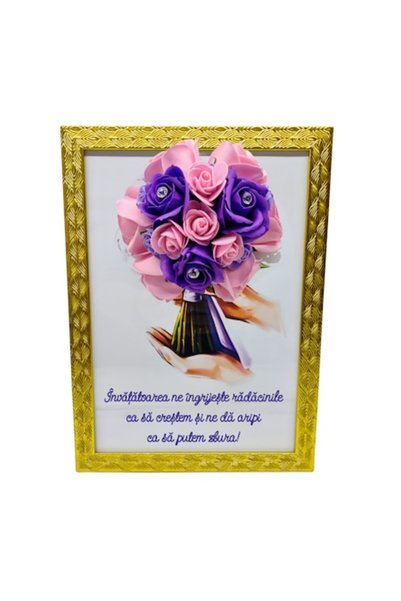 T&M Personalizare Tablou înrămat A4 (30x21 cm) - Profesorul îngrijește rădăci...