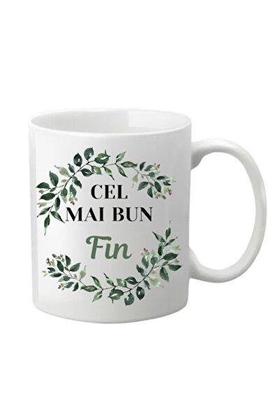 T&M Personalizare Cană personalizată - Cel mai bun fin, albă, 330 ml