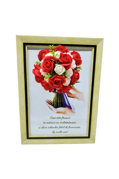 T&M Personalizare Tablou înrămat A4 (30x21 cm) - „Cei frumoși pe dinăuntru nu...