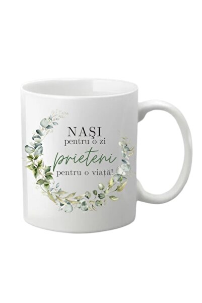 T&M Personalizare Cană personalizată - Nași pentru o zi, Prieteni pentru o vi...