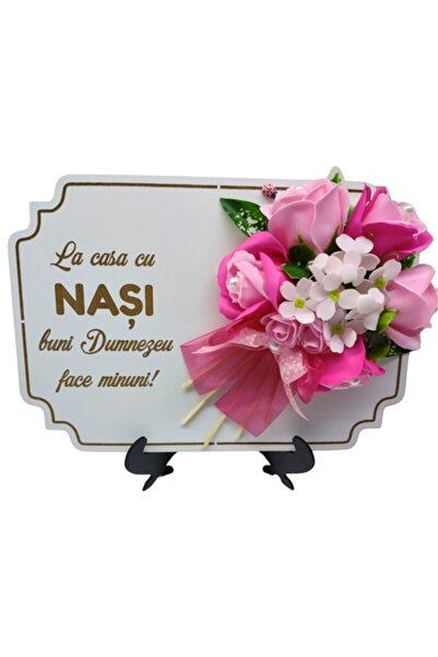 T&M Personalizare Wooden contoured multiform A4 picture (30x21 cm) - "La casa...