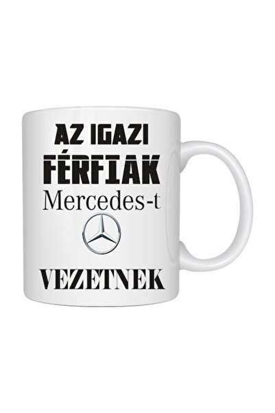 T&M Personalizare Cană personalizată „Bărbați adevărați conduc MERCEDES”, maș...