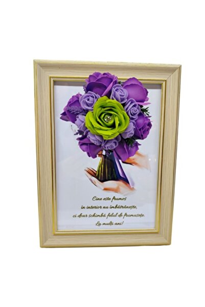 T&M Personalizare Tablou înrămat A4 (30x21 cm) - „Frumosul din interior nu îm...
