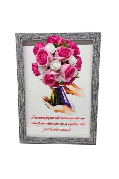 T&M Personalizare Înrămat A4 (30x21 cm) - „Doi oameni pot face multe lucruri ...
