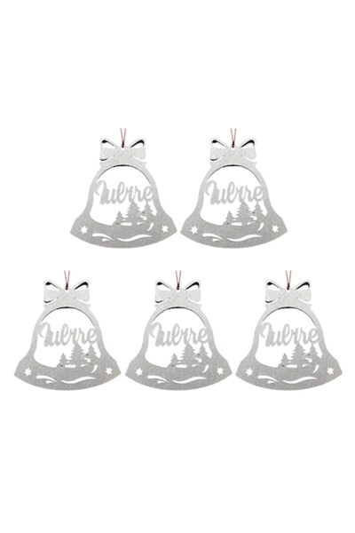 T&M Personalizare Set de 5 globuri de Crăciun - „Dragoste” - model clopoțel, ...