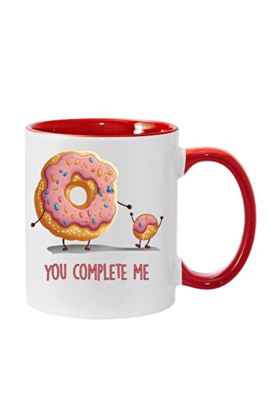 T&M Personalizare Cană personalizată „Mă completezi” v31, Ziua Îndrăgostițilo...