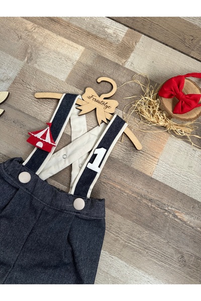 Feriatolye Circus Concept Birthday Baby Boy Salopet