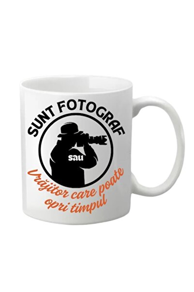 T&M Personalizare Cană personalizată - Sunt fotograf, albă, 330 ml