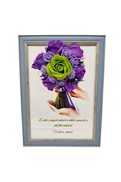 T&M Personalizare Tablou înrămat A4 (30x21 cm) - Există o singură măsură a iu...