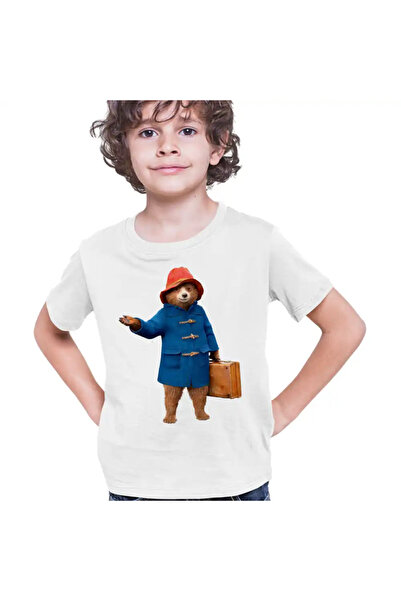 OEM Tricou Copii Baieti Paddington Valiza Urs