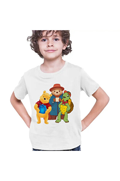 OEM Tricou Copii Baieti Paddington Winnie the Pooh Franklin Testoasa