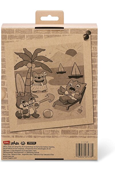 TOYFEST Vacay Vibes Holiday Vibes Zuru Fuggler Funny Plush Toy - Munch Munch 22 cm