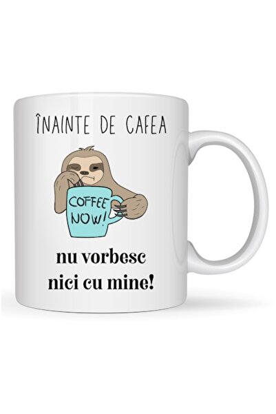 T&M Personalizare Cană personalizată „Înainte de cafea nici măcar nu vorbesc ...