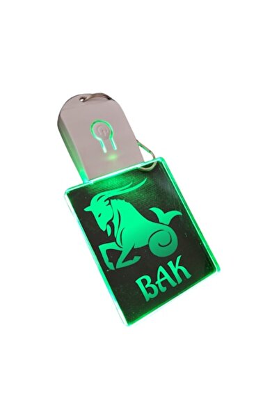 T&M Personalizare Breloc acrilic cu LED - Zodiac Bak - Capricorn-v3, horoscop...