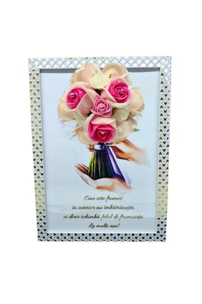 T&M Personalizare Tablou înrămat A4 (30x21 cm) - „Cel care este frumos pe din...