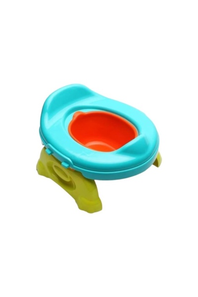 CREATIVE Foldable and portable potty with toilet reducer, 2-in-1, plastic, 25 x 27.5 x 17 cm, multicolor