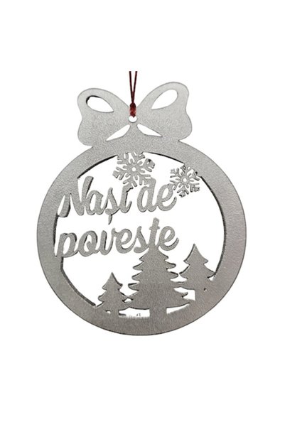 T&M Personalizare Glob decorativ personalizat de Crăciun din lemn - design cu...