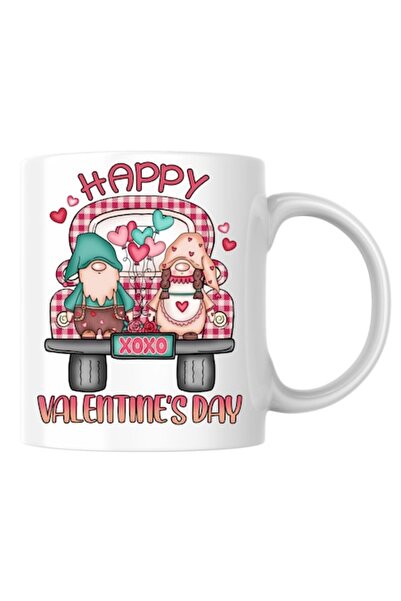 T&M Personalizare Cană personalizată „Gnome, La mulți ani de Ziua Îndrăgostiț...