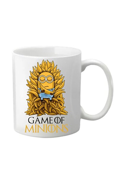 T&M Personalizare Cană personalizată - Game of Minions, albă, 330 ml, v3