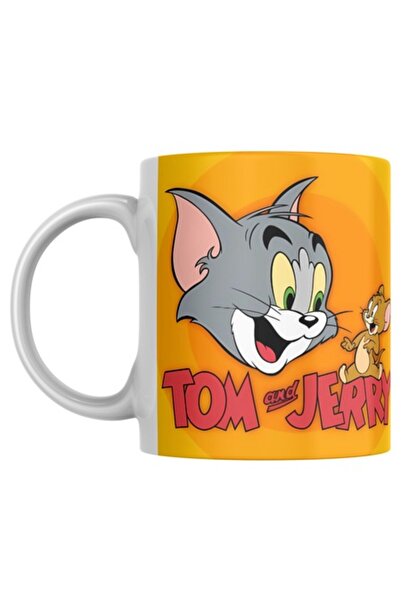 T&M Personalizare Cană personalizată - Tom și Jerry, albă, 330 ml