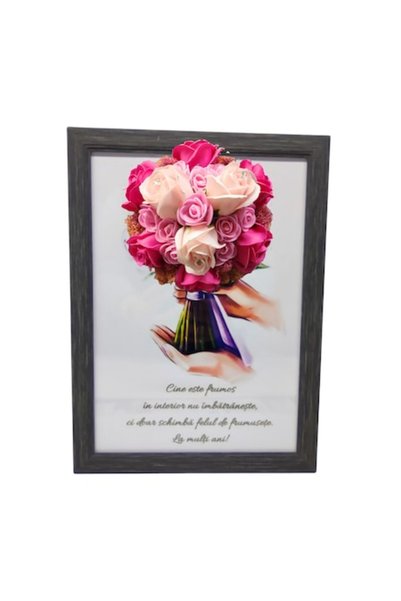 T&M Personalizare Imprimeu înrămat A4 (30x21 cm) – „Cele frumoase din interio...
