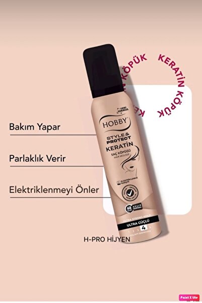 Hobby KERATİN SAÇ KÖPÜĞÜ 150 ML