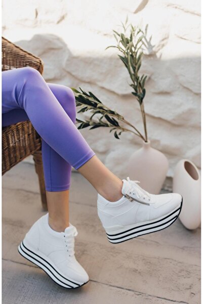 Modanizm Zippie White Sneakers