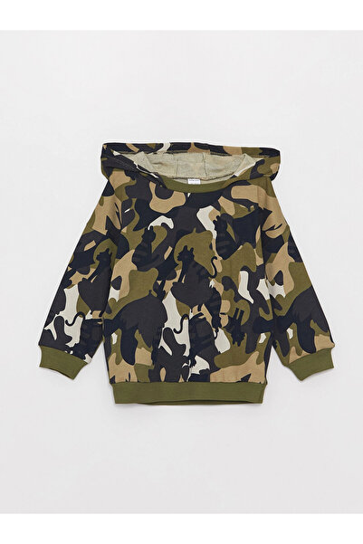 LC Waikiki Lcw Baby Grey Long Sleeve Baby Boy Hoodie and Sweatpants 2-Piece Set