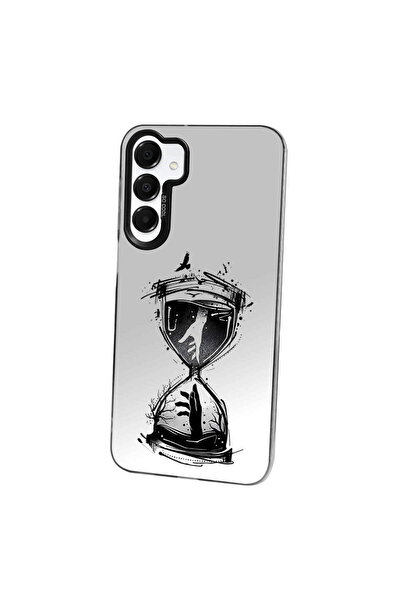 PrintiFy Hourglass Design Metallic Look Matte Silicone Case Compatible with Samsung Galaxy A16