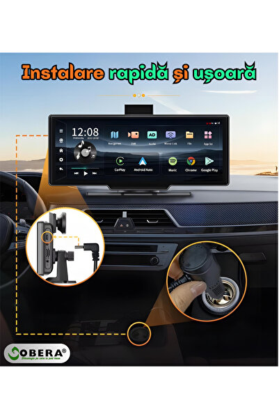 goBERA Car navigation system 10.26 inch, 4G connection, Android 13, ADAS, 8-Core, 4 GB RAM+64 GB ROM