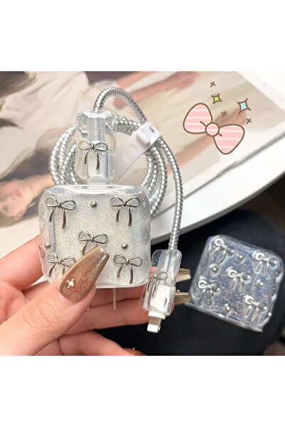 MustCase 18W/20W/25W Uyumlu Şarj Kılıfı – Örme Kablo Toparlayıcı, Kablo Koruy...