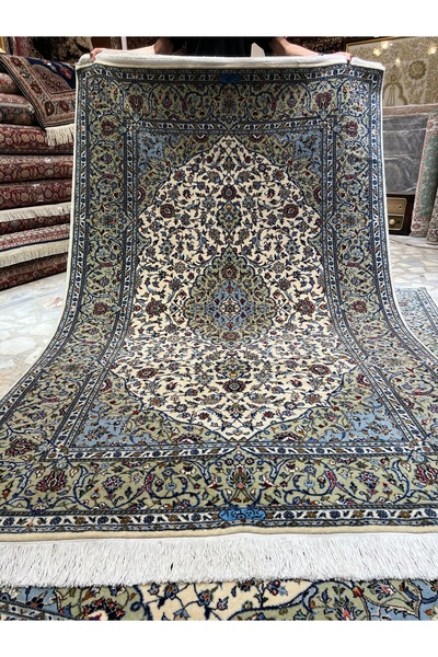 RD RAMAZAN DAĞ EL HALI SANATI El Dokuma İran Keşan Halısı İmzalıdır Muhteşem ...