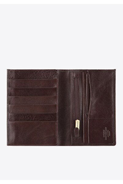 Wittchen Men's Wallet in Glossy Brown Leather