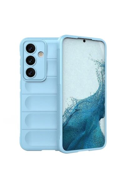 OPPO Carcasă Wave pentru A38 - Microfibră Grip, Rezistentă la șocuri, Albastru ceresc