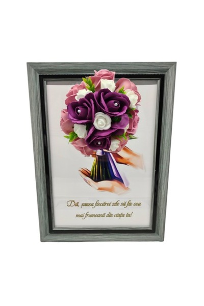 T&M Personalizare Înrămat A4 (30x21 cm) - „Oferă fiecărei zile șansa de a fi ...