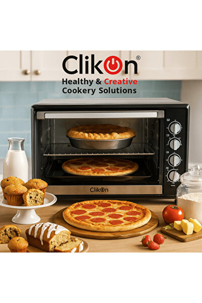 CLIKON Clicon 60L Toaster Oven with Rotisserie