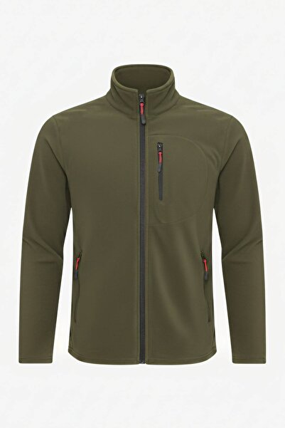 Kozik Men's 2-Pack Standard Mock Neck 100% Cotton Cold-Proof 3-Pocket Men's Fleece