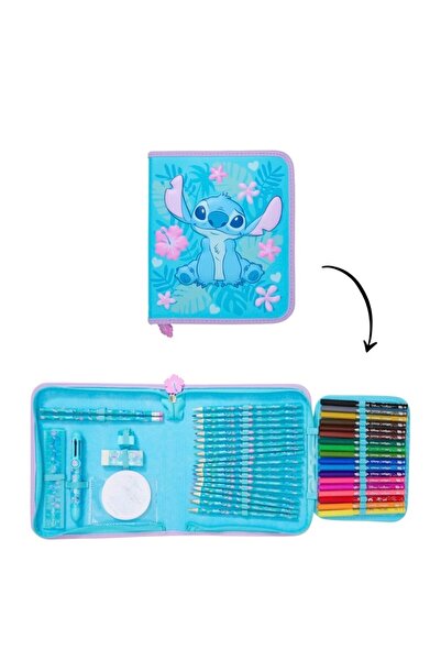 SMIGGLE Stitch Zip It Kırtasiye Hediye Seti – Turkuaz / Lisanslı Disney Stitch