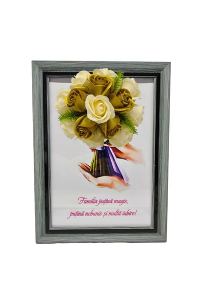 T&M Personalizare Tablou înrămat A4 (30x21 cm) - „Puțină magie, puțină nebuni...